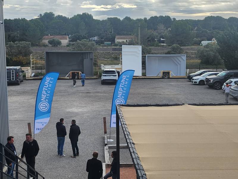 Séminaire NEPTUNE PISCINES USINE à la Fare les Olivier 2025.Presentation de la nouvelle usine de production de piscines coque polyester